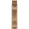 Ekena Millwork 6-in W x 18-in D x 26-in H Balboa Trad Rough Cedar Woodgrain TimberThane Outlooker, Primed Tan OUTUR060X18X26BOA04RCPR - alternate 2